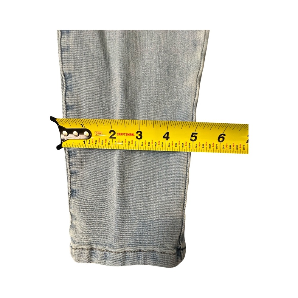 Lee Jeans Womens 27 Light Blue High Rise Skinny Denim Pants Stretch Casual - Picture 8 of 11